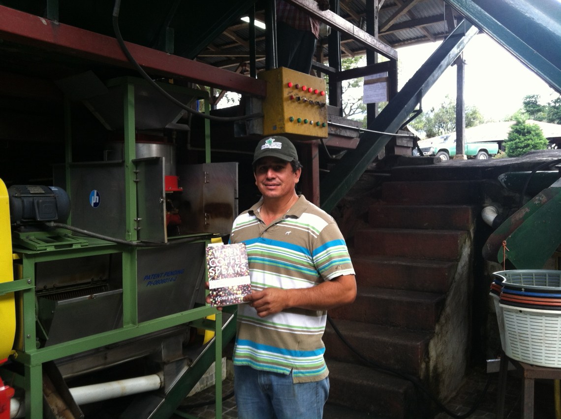 Alan at the Hartmann beneficio in Santa Clara