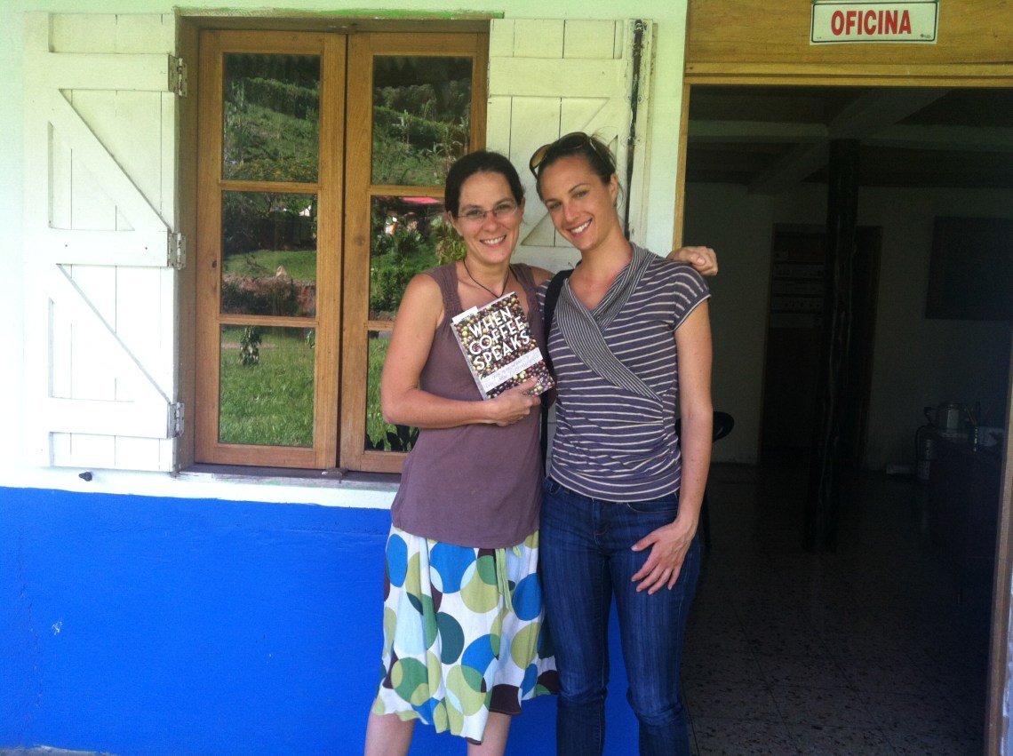 With Marie outside the new Naturalba beneficio