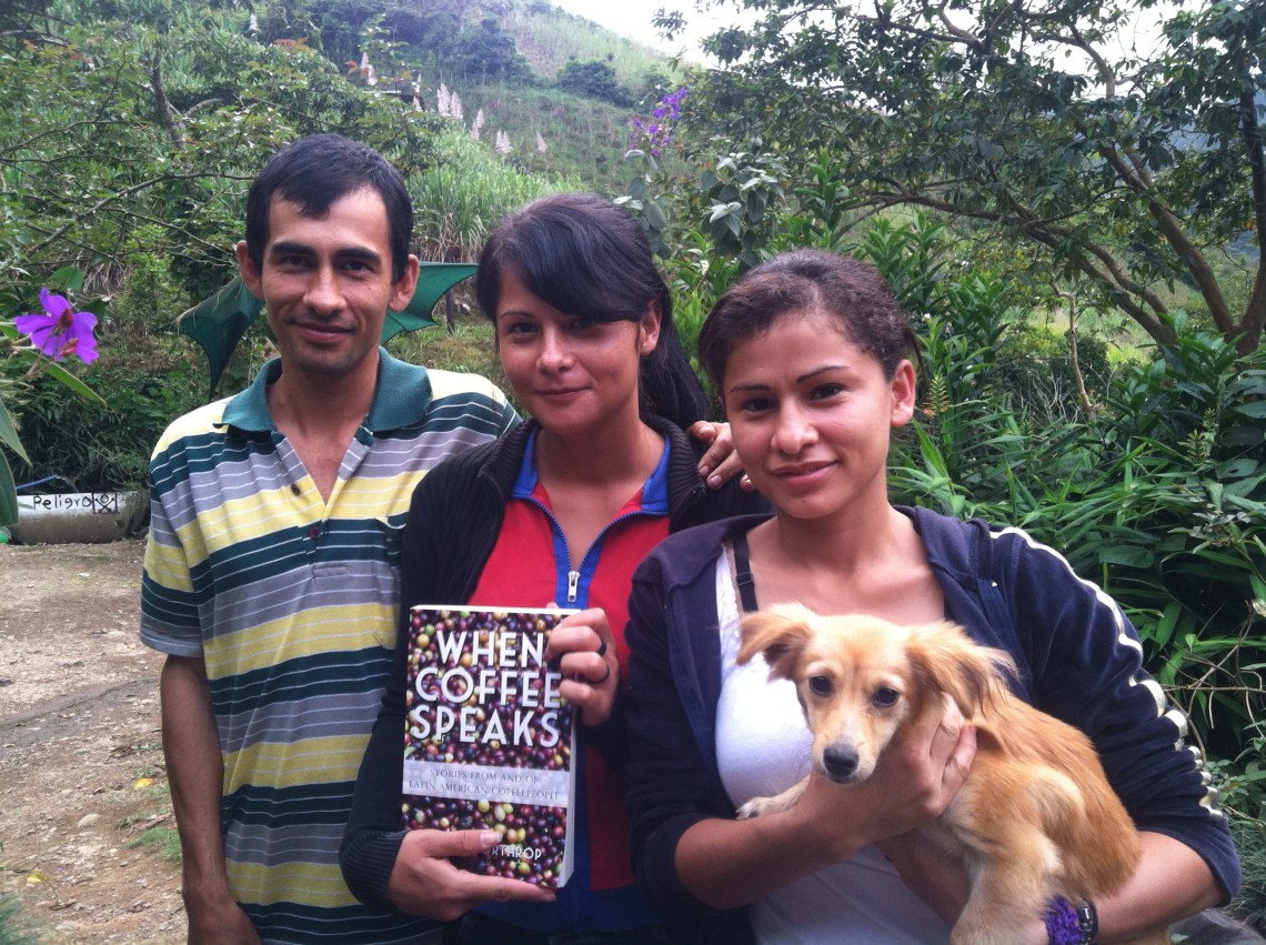 Gerardo and his sisters Maira and Carol (with the skinny puppy named Gorda)
