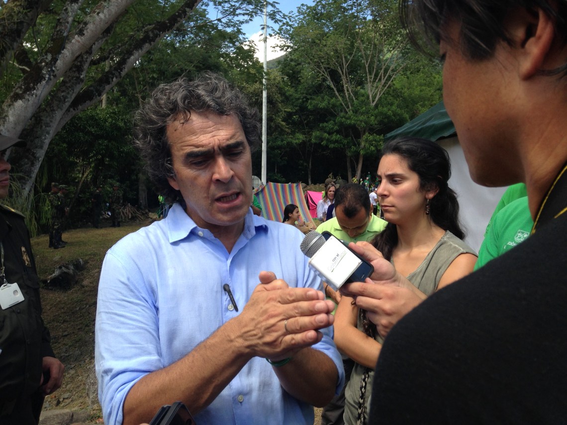 Governor Fajardo isn't tasting coffee, he's changing the face of Colombian politics, which is admittedly a more brow-furrowing task than drinking coffee