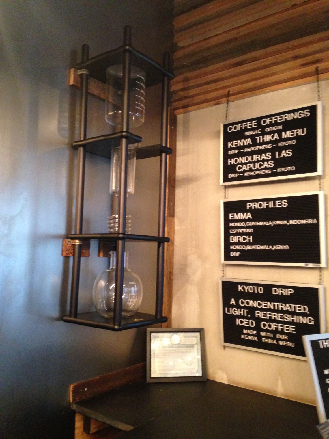 Kyoto Japanese method drip cold brew system