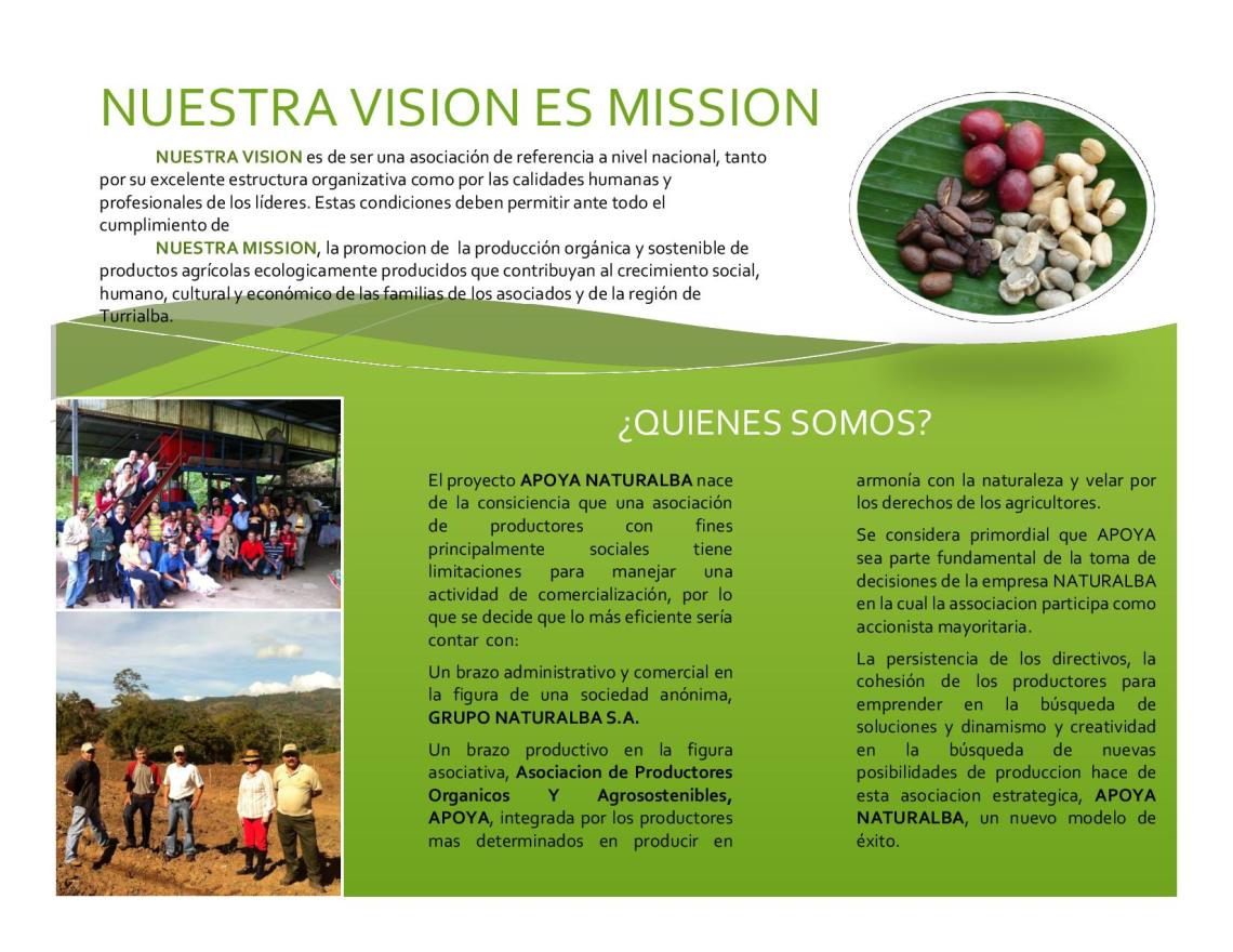APOYA's Mission and Vision